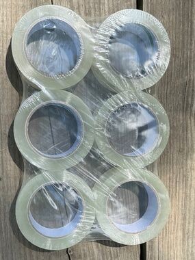 12 Pack Shipping Tape 2" x 110y UpakNSeal, 2 Mil Clear Acrylic, Heavy Duty, NWT